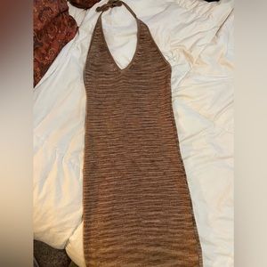 Brown/Tan Dress